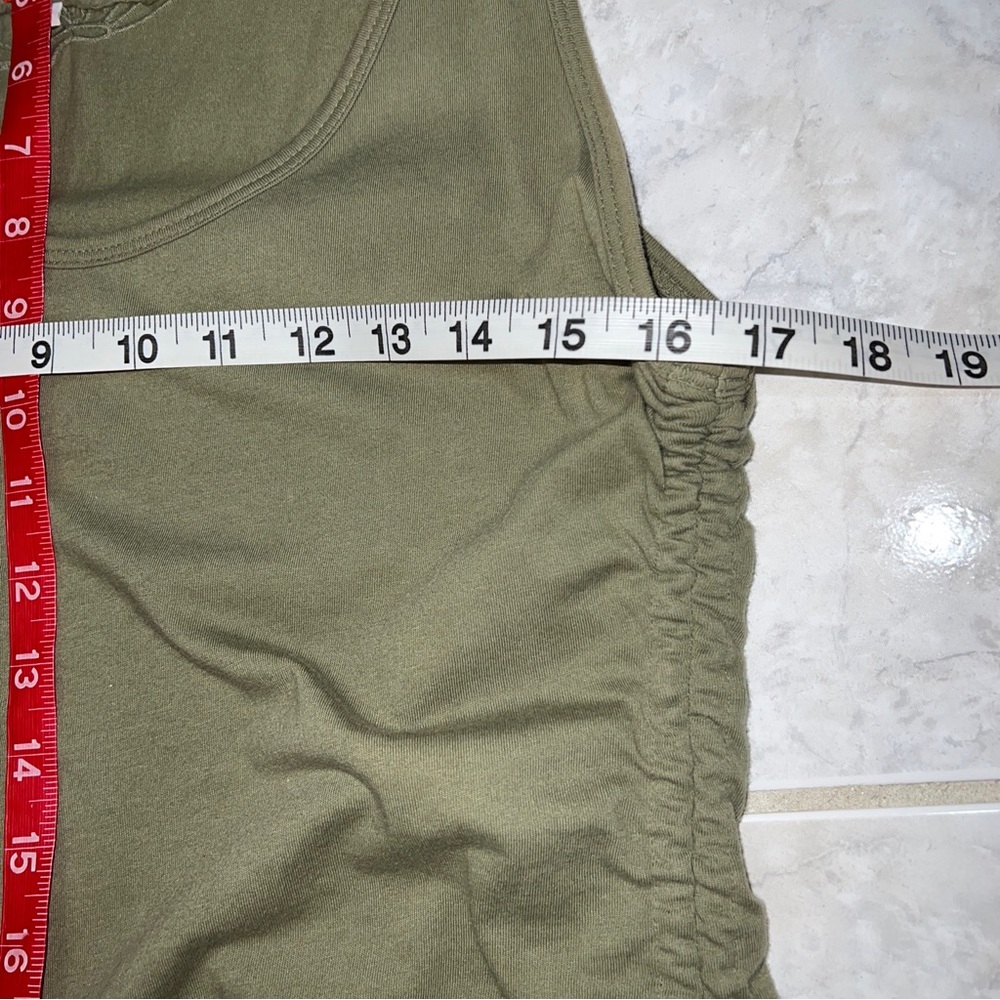 Johnny Was Olive Green Sleeveless Embroidered Floral Mini Dress - Picture 5 of 7